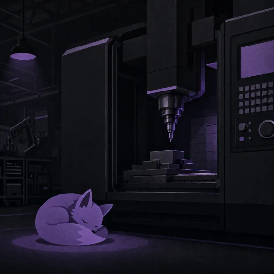 The Xentr fox curled up asleep